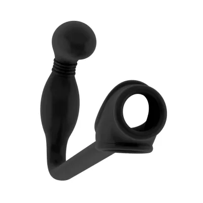 Sono No 2 Butt Plug with Cockring Black