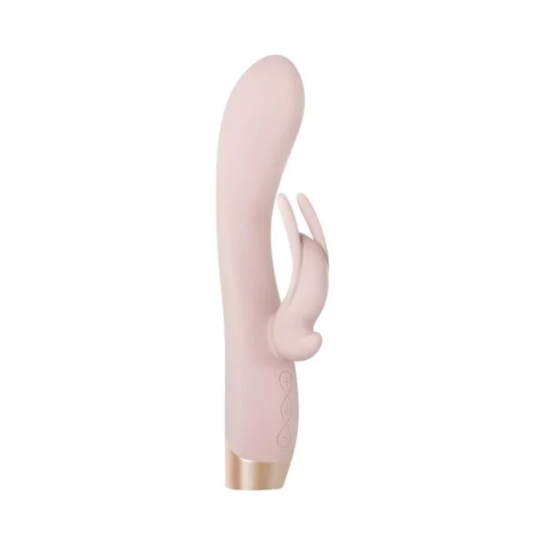 Evolved Golden Bunny Dual Motors 10 Function And Speeds Usb Rechargeable Cable Included Silicone Wat — image 4 of 9