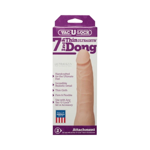 Vac-U-Lock 7 inches Ultraskyn Thin Dong Attachment — image 15 of 16