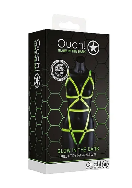 Full Body Harness - Large-xlarge - Glow in the  Dark
