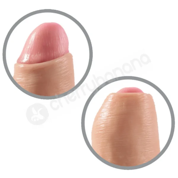 King Cock Flesh 9'' Uncut Cock