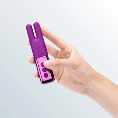 Le Wand Chrome Deux Dual Motor Vibrator Dark Cherry