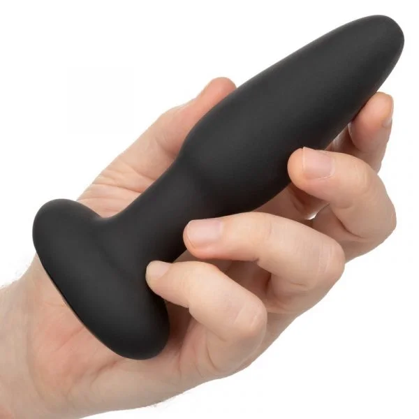 Bionic Pressure Rimming Probe Rechargeable Silicone Anal Stimulator By CalExotics - Black