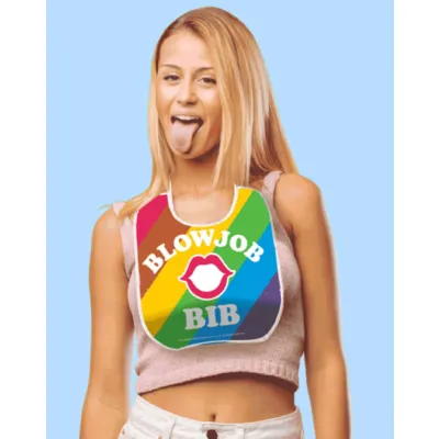 Blow Job Bib Rainbow