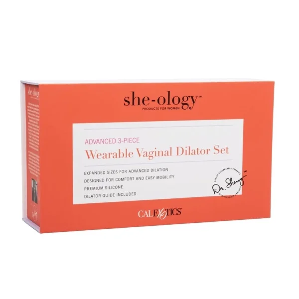 She-ology Advanced 3-Piece Wearable Vaginal Silicone Dilator Set By CalExotics