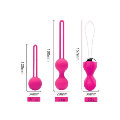 Love Balls Egg And Kegel 3 Piece Set