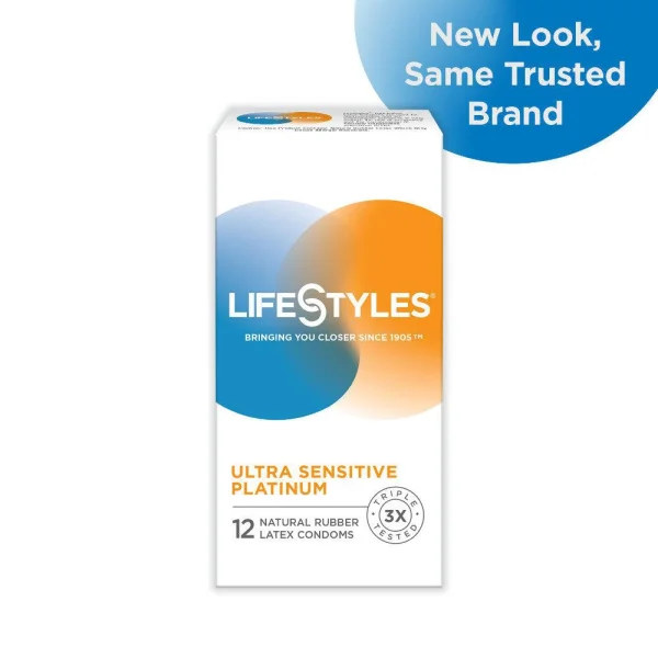 LifeStyles Ultra Sensitive Platinum Condoms | Ultra Thin