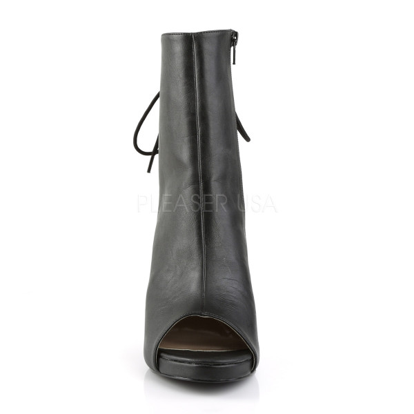 5 inches Heel, 1/2 inches PF Open Toe/Heel Back Lace-Up Ankle Boot — image 6 of 8