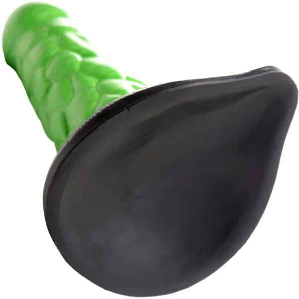 Radioactive Reptile Thick Scaly 7.5" Silicone Dildo By Creature Cocks