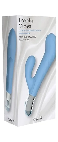 Lovely Vibes G-Spot Shaped Soft Touch Twin Vibrator — image 4 of 4