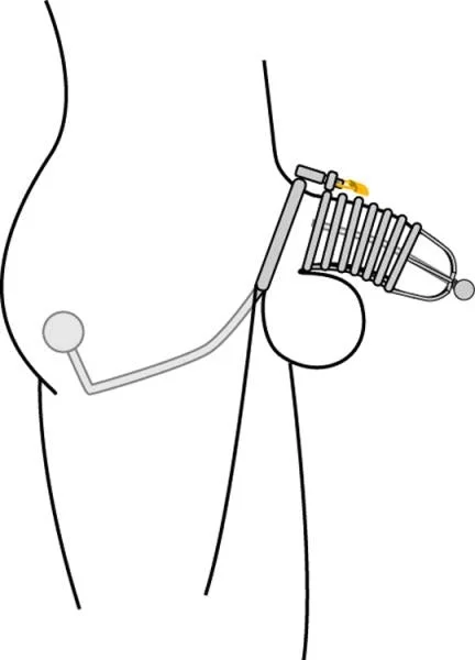 Ms Condemed Penetraton Cage W/plug