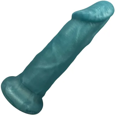 Carter Pack And Play Silicone Dildo by New York Toy Collective Teal