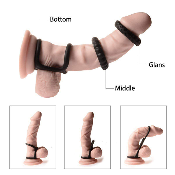 Silicone Erection Ring Set