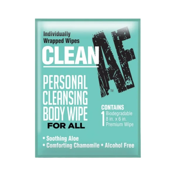 Clean AF Personal Cleansing Body and Toy Wipes