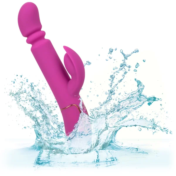 Shameless Slim Player Powerful Silicone Waterproof Rechargeable Rabbit Thruster By CalExotics — image 6 of 14