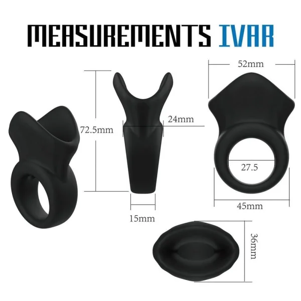 Velv&#39;Or Rooster Ivar Soft Silicone Cock Ring