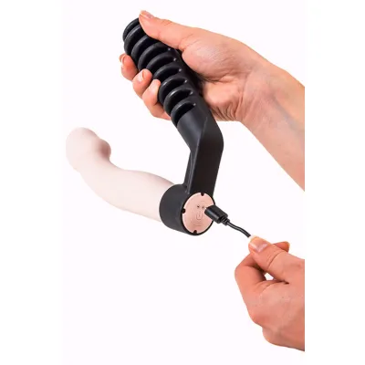 Velvet Brands Smartee 7 Vibrating Dildo plus Long Reach Handle
