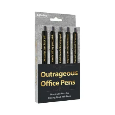 Outrageous Office Pens Set Of 5