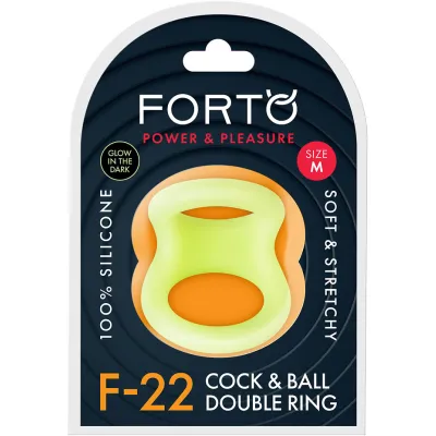 Medium Glowing F 22 Cock Ball Ring