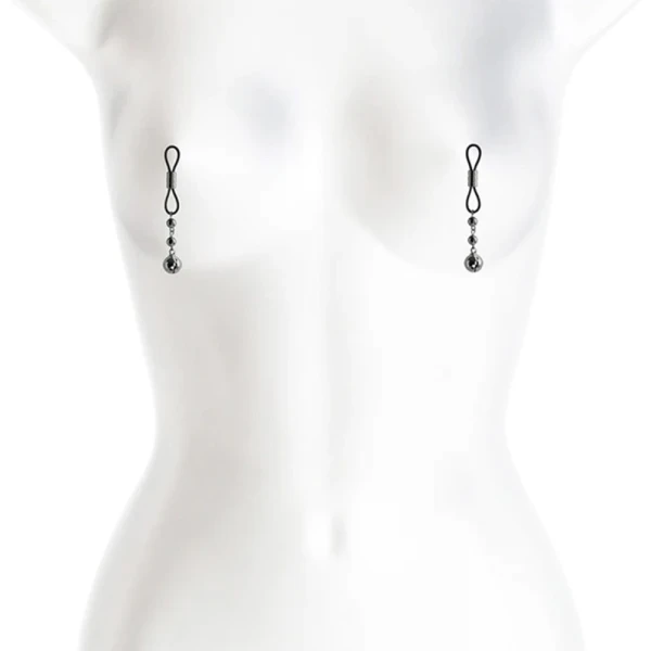 Bound D1 Adjustable Nipple Clamps with Beads
