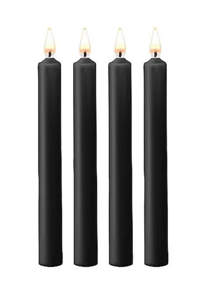 Teasing Wax Candles - Black - 4-Pack — image 5 of 5