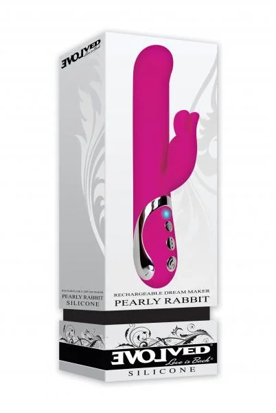 Rechargeable Dream Maker Pearly Rabbit Vibrator — image 4 of 8
