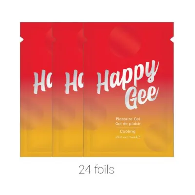 Happy Gee Cooling Pleasure Gel bulk Pack 24 Pcs 03 Oz Foils