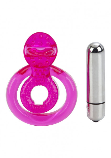 Dual Clit Flicker™ - Silicone Cock Ring