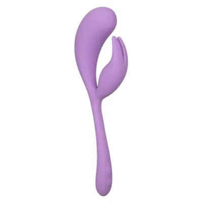 Elle Liquid Silicone Dual Flicker Clitoral Teaser and Vibrator