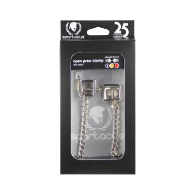 Spartacus Adjustable Nipple Clamps With Curbed Chain