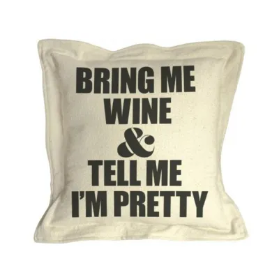 Sex Furniture Twisted Wares Bring Me Wine Tell Me I m Pretty Pillow