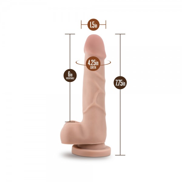 Basic 7 Realistic Dildo Suction Cup Beige
