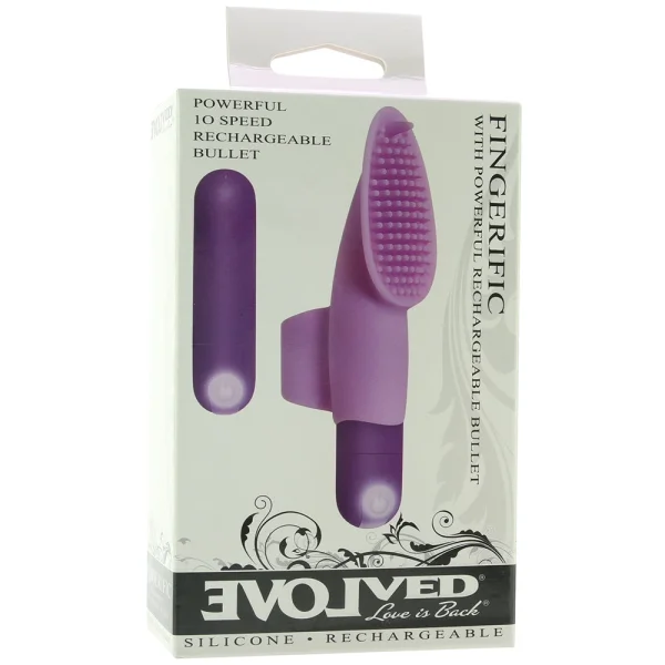 Fingerific Clitoral Stimulator With Powerful Bullet Vibrator By Evolved Novelties