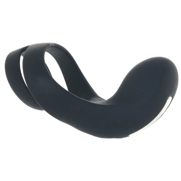 SVAKOM Benedict Silicone Waterproof Rechargeable Vibrating Cock Ring - Black