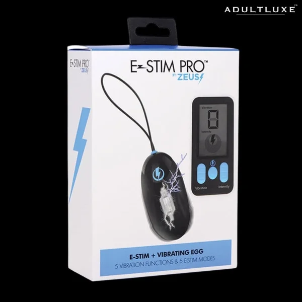 Zeus Electrosex E-stim Silicone Vibrating Egg
