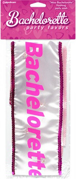 "Miss Bachelorette" Flashing Sash
