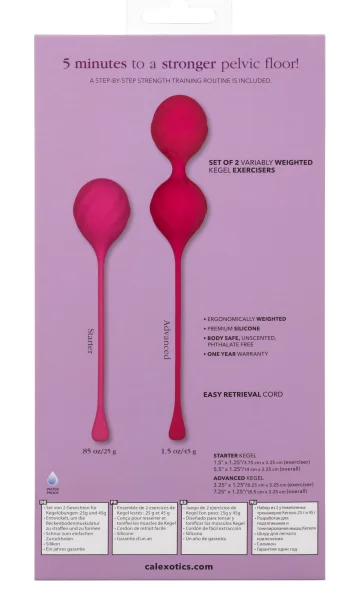 Kegel Training 2-Piece Set - Pink