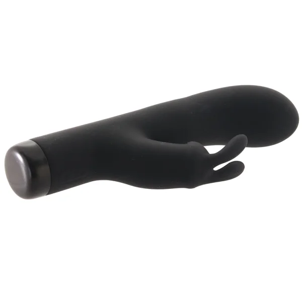 In A Bag Silicone Rechargeable Rabbit Vibrator By Doc Johnson - Black