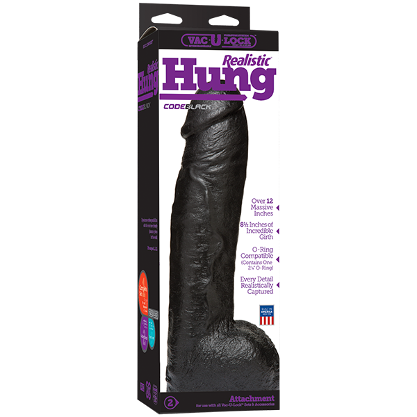 Vac-U-Lock CODE BLACK Realistic 12" Hung