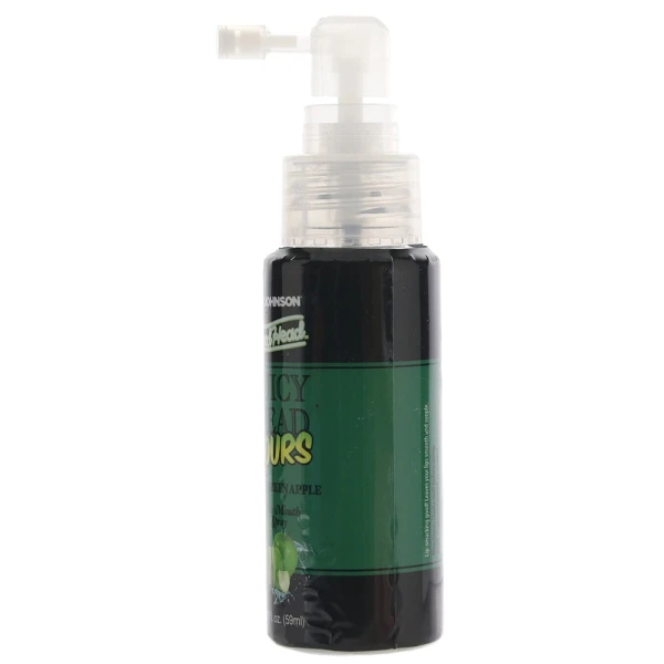GoodHead Juicy Head Sours Dry Mouth Spray 2 oz By Doc Johnson - Sour Green Apple