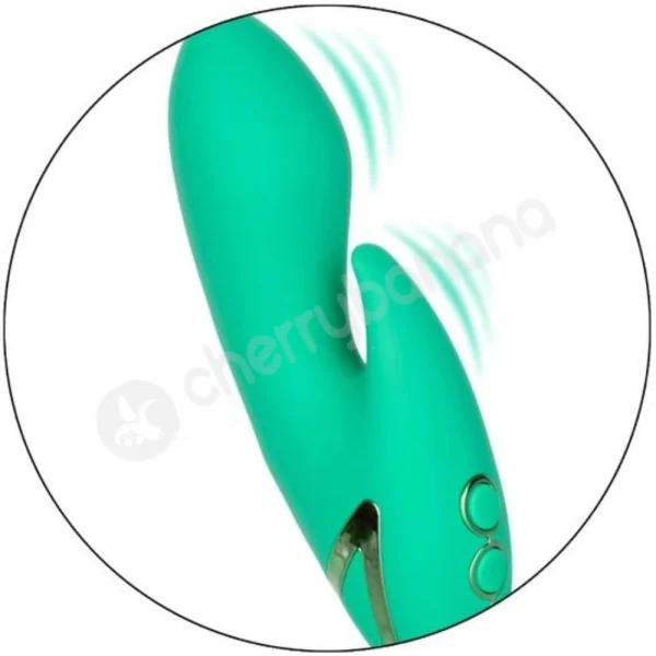 California Dreaming Sierra Sensation Contoured Dual Orgasm Vibrator