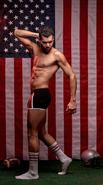 Men's Lingerie - Retro Sport Panel Short - Medium