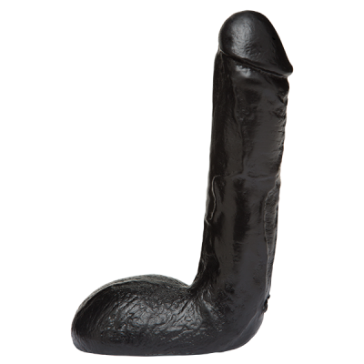 Vac U Lock CODE BLACK Thin Realistic 7 5 Cock
