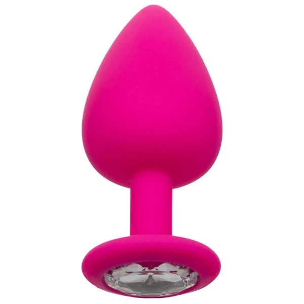 Cheeky Rechargeable Vibrating Gem Detailed Butt Plug Set
