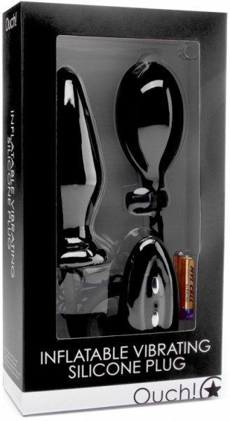 Inflatable Vibrating Butt Plug