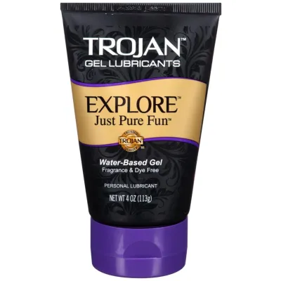 Trojan Explore Water Based Gel Lubricant 4 Fl Oz