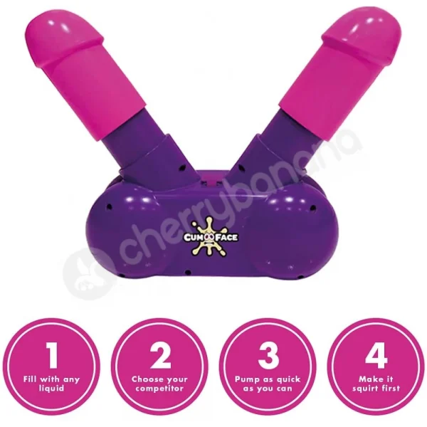 Cum Face Duel Pump Action Penis Game
