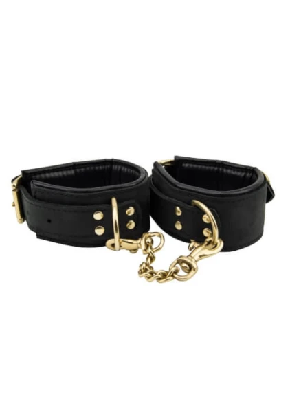 Bound Noir Nubuck Leather Slim Wrist Cuffs — image 9 of 11