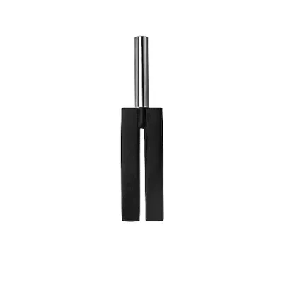 Leather Slit Paddle Black