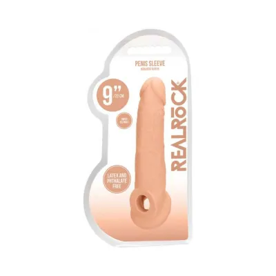 Real Rock Penis Extender With Rings 9 22 Cm Vanilla